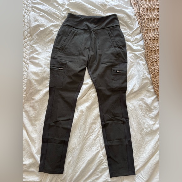 Dark green Cargo Leggings - Picture 1 of 3